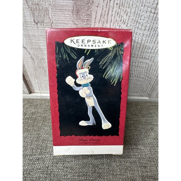 Hallmark Keepsake Ornament Bugs Bunny Looney Tunes 1995 Christmas Snowballs - Picture 6 of 8